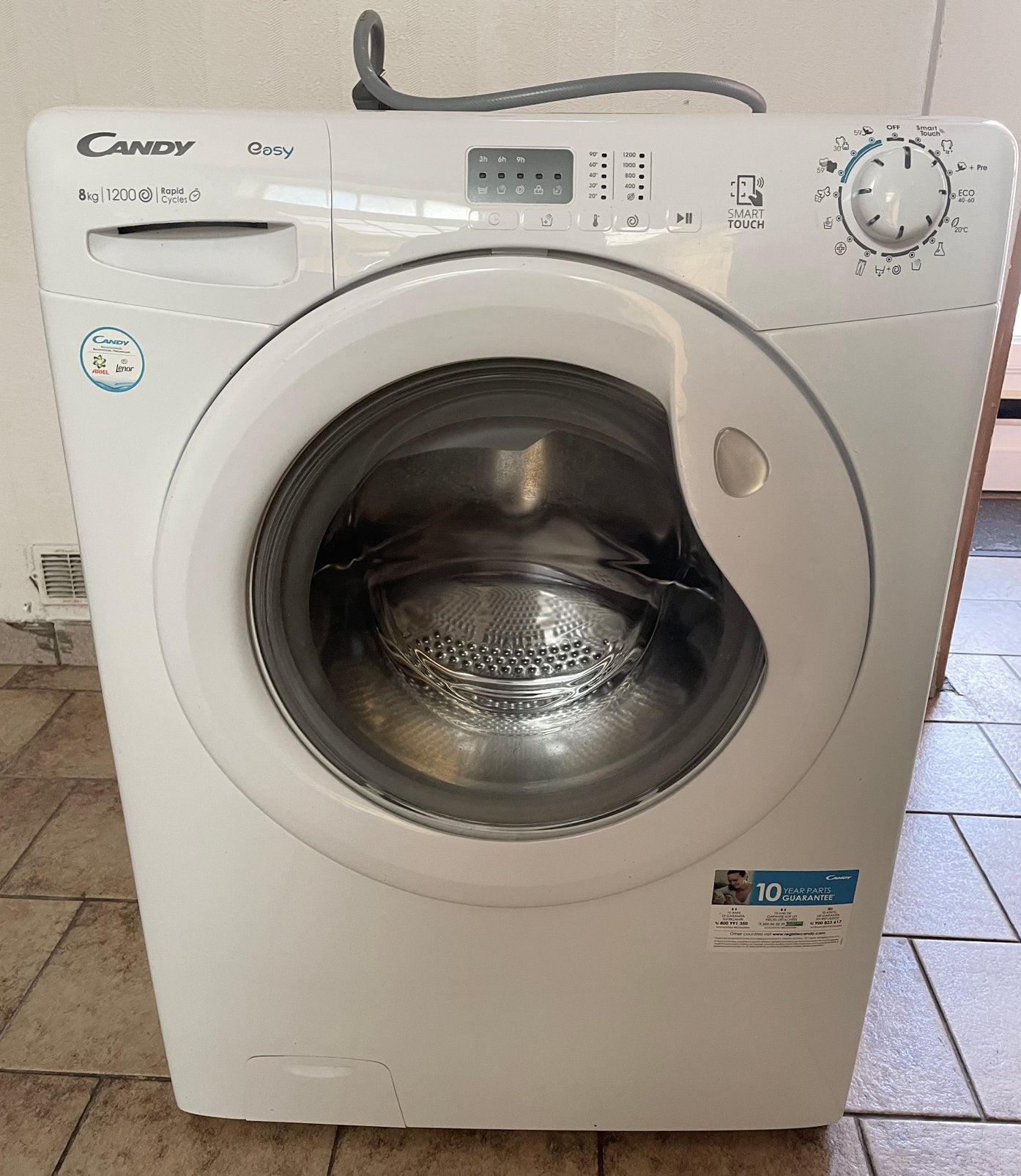 Lave linge frontal Candy 8kgs 2022, Electroménager, Enlèvement, Comme neuf