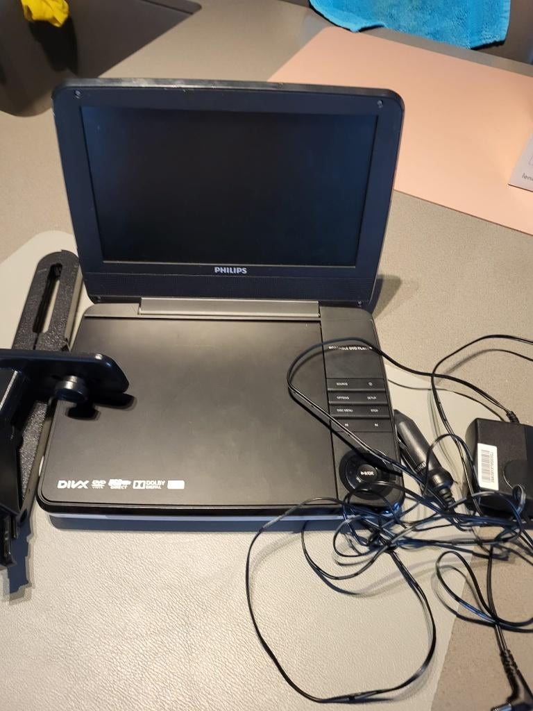 Draagbare dvd speler, Dvd-speler, Philips, Gebruikt, Draagbaar