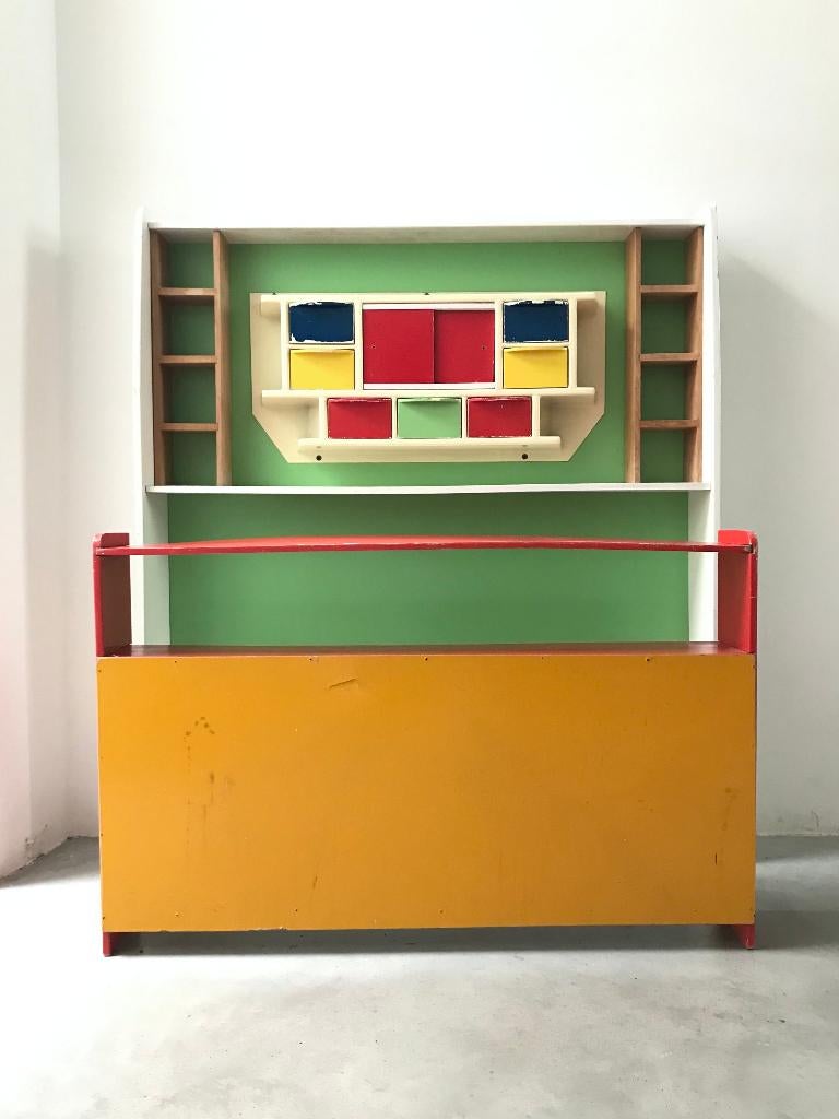 retro speelgoedwinkeltje in hout, Kinderen en Baby's, Ophalen, Gebruikt, Jongen of Meisje