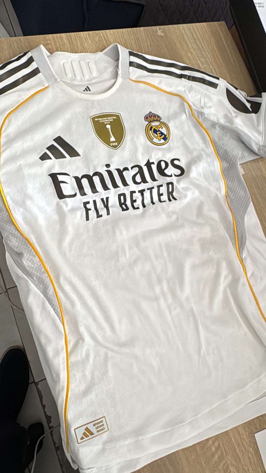 Home Authentic Jersey voor heren 25/26 wit, Maat L, Ophalen, Nieuw, Shirt