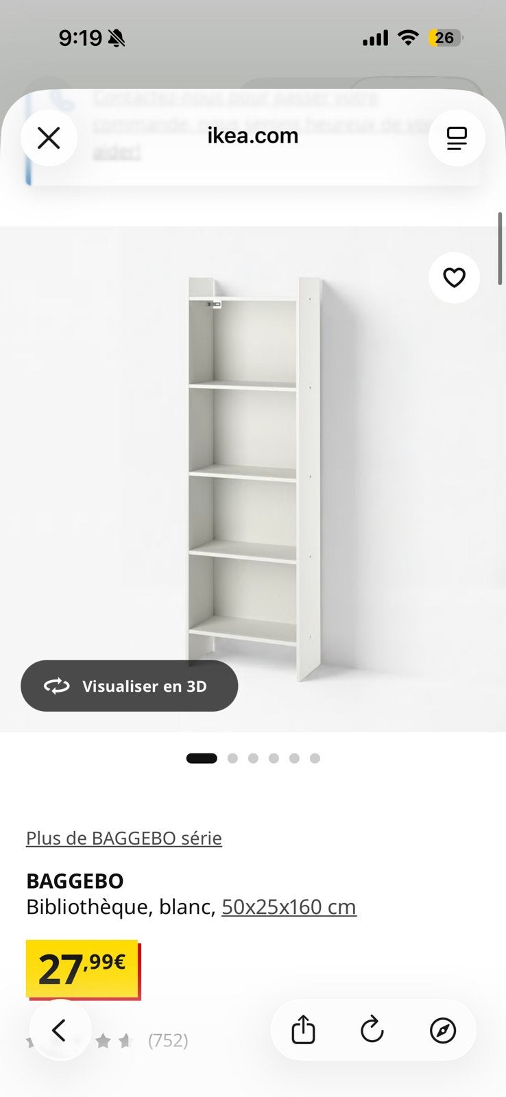 Deux étagères Ikea, Maison & Meubles, Enlèvement, Comme neuf