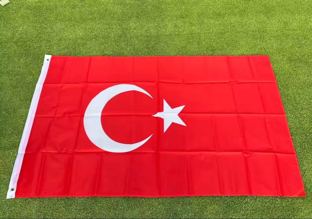 Turkije vlag, Ophalen of Verzenden, Zo goed als nieuw