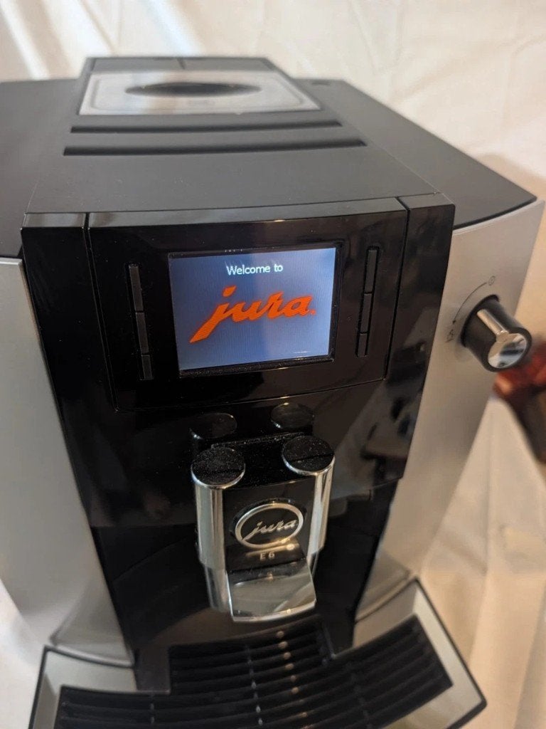 Machine à café automatique Jura E6 Piano Black Espresso, Electroménager, Réservoir d'eau amovible, Enlèvement ou Envoi, Café moulu