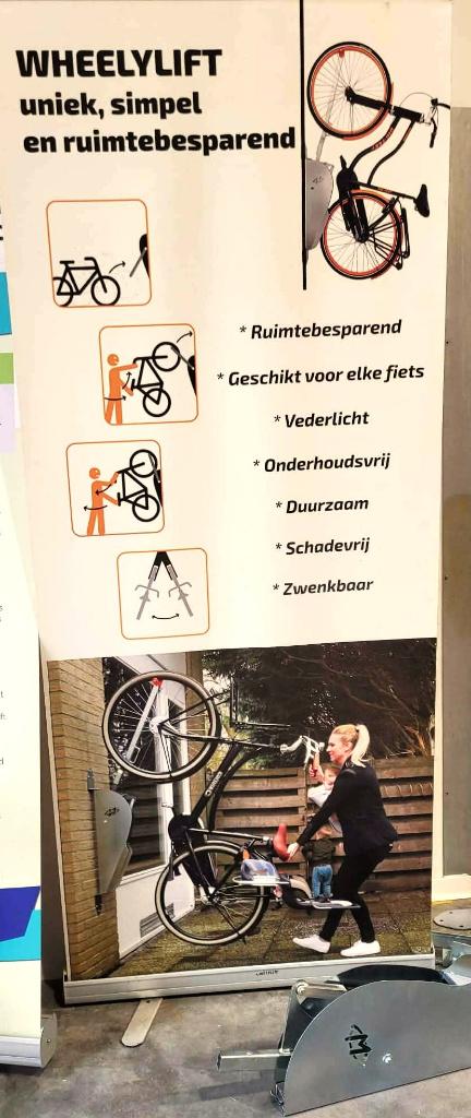 Fietslift Wheely, Ophalen, Gebruikt