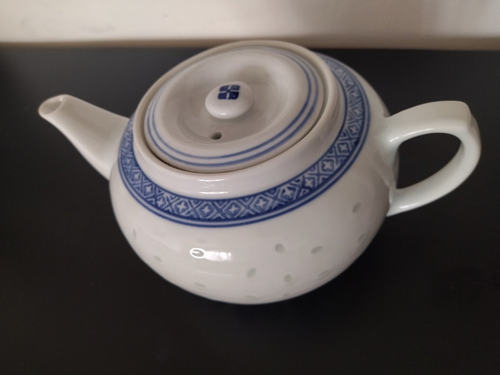 Chinese porseleinen theepot Vintage, Ophalen of Verzenden