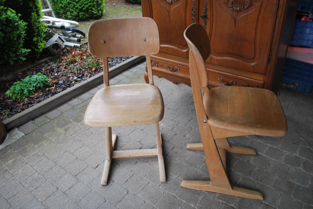 oude beuken stoeltjes, Antiek en Kunst, Ophalen
