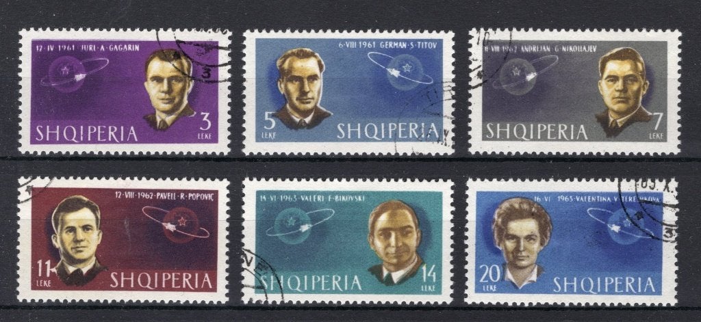 ALBANIE Yt. 635/640 gestempeld 1963, Verzenden, Overige landen, Gestempeld