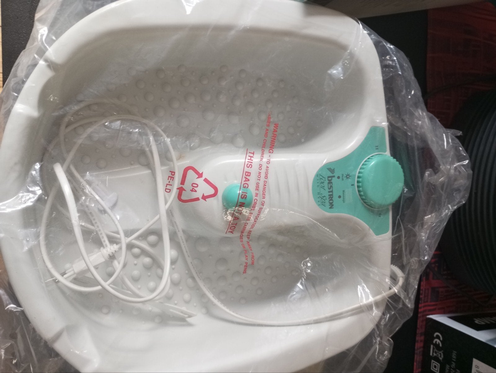 Bain de pieds, Electroménager, Enlèvement, Comme neuf, Soin des mains et des pieds