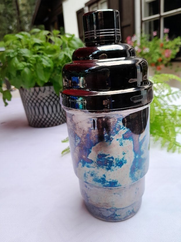 Vintage Art deco cocktail shaker, Ophalen of Verzenden