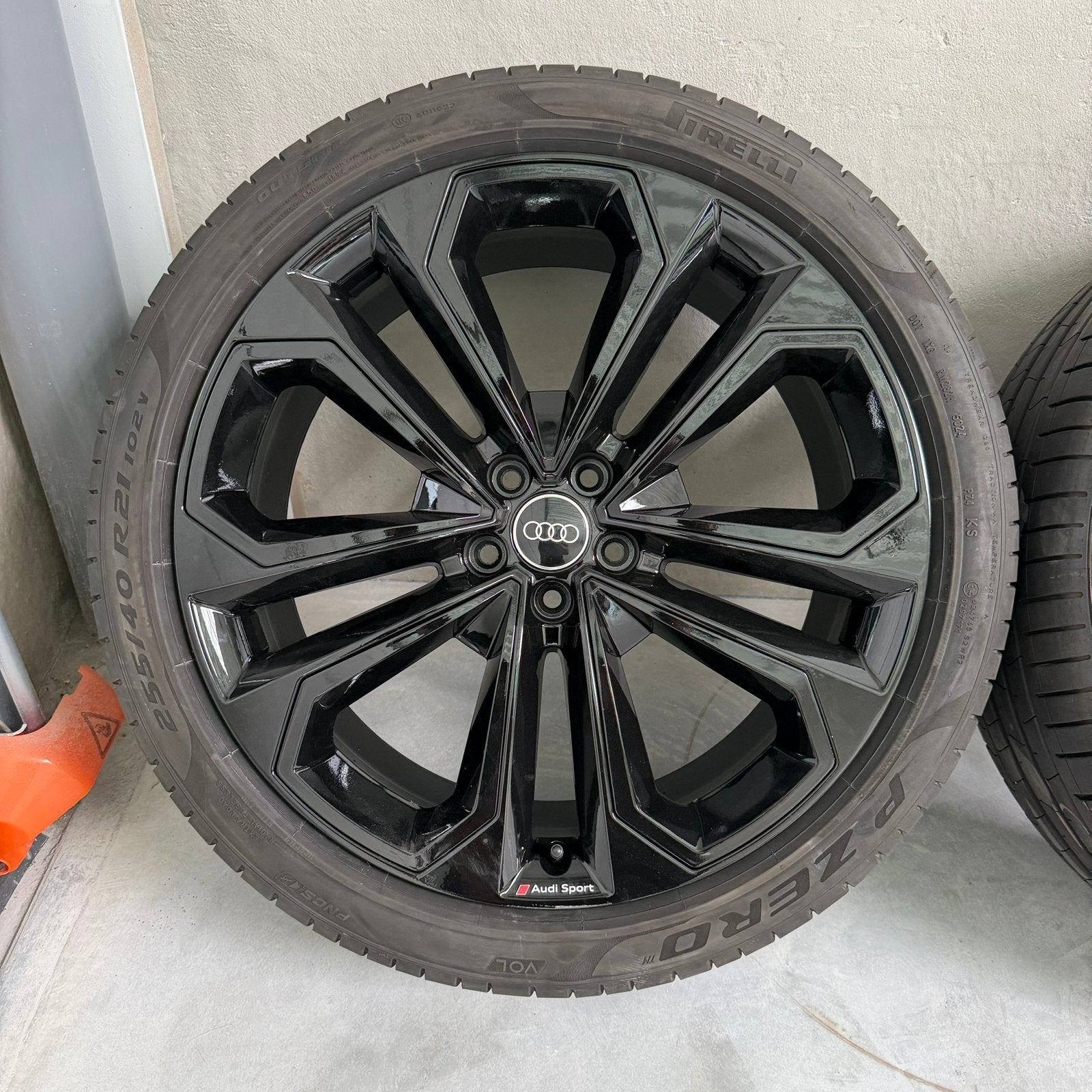 21 inch Origineel Audi Q5 SQ5 velgen met zomerbanden A merk, Pneus et Jantes, 255 mm, Enlèvement ou Envoi, Véhicule de tourisme
