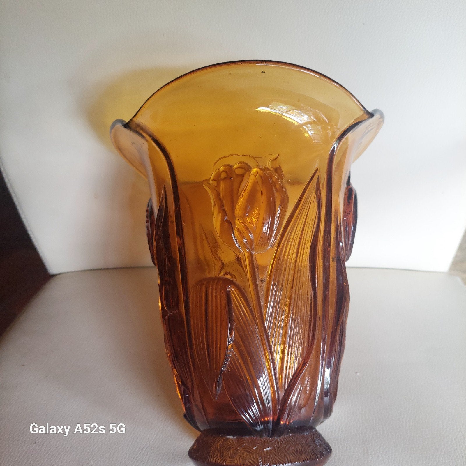 Vase tulipe art déco H Heermeester SCAILMONT, Antiquités & Art, Enlèvement
