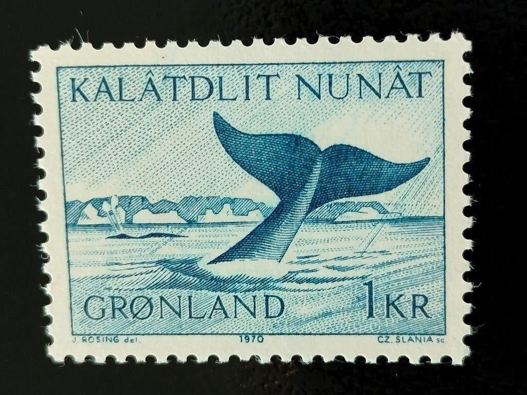 Groenland 1970 -  walvis **, Verzenden, Denemarken, Postfris