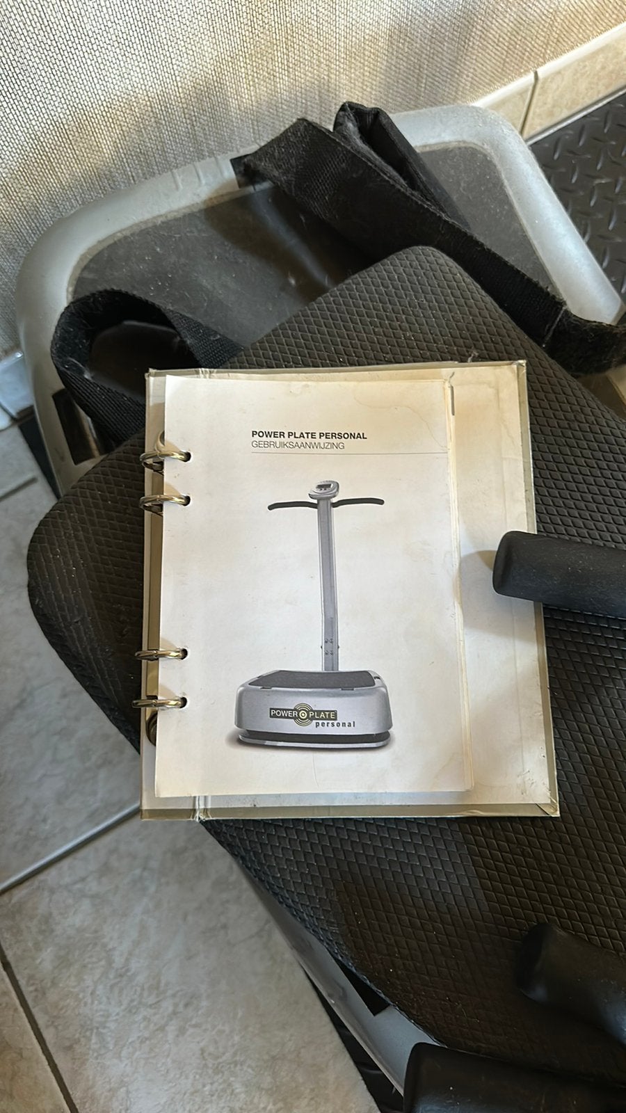 Powerplate met toebehoren, Ophalen, Gebruikt, Metaal, Trilplaat