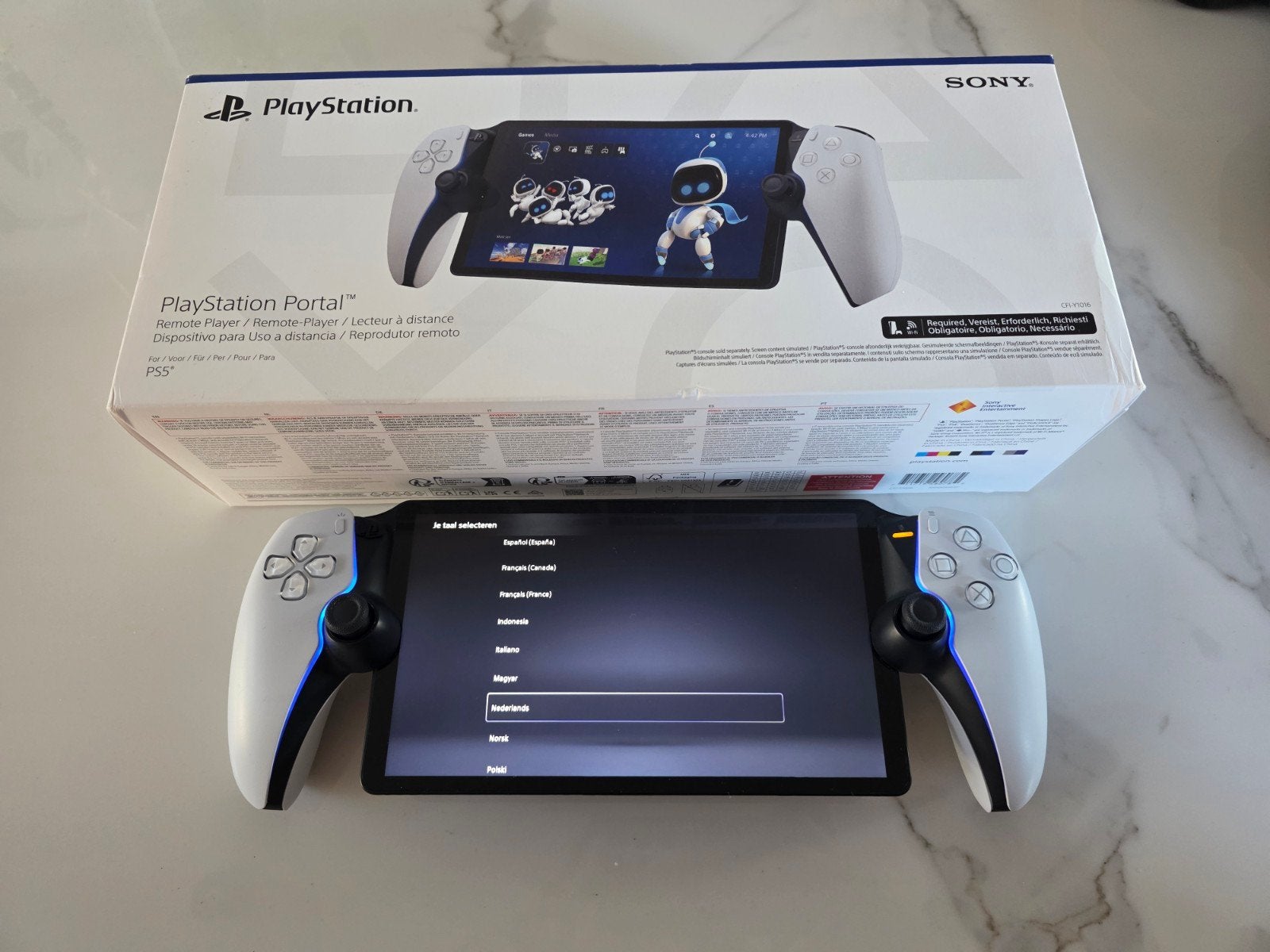 Playstation portal + opbergdoos, Consoles de jeu & Jeux vidéo, Enlèvement, Comme neuf, Blanc
