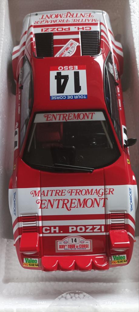 Modèle de voiture Ferrari 308 GTB rally 1-18, Hobby & Loisirs créatifs, Enlèvement