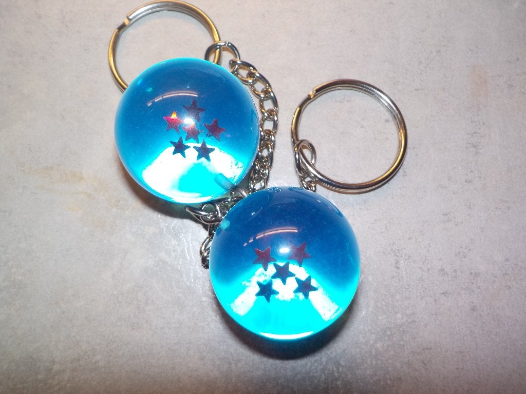 porte clé boule dragon ball bleu (neuf), Enlèvement, Neuf