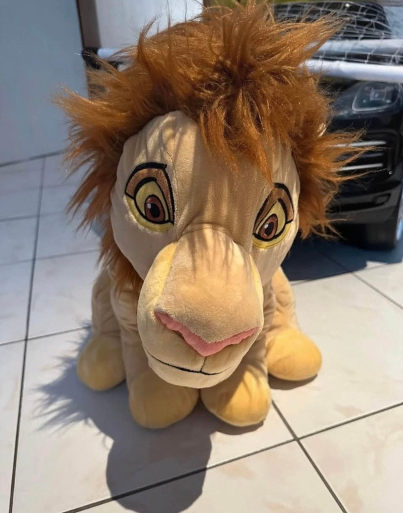Grande peluche lion – superbe et très douce, Enlèvement, Comme neuf
