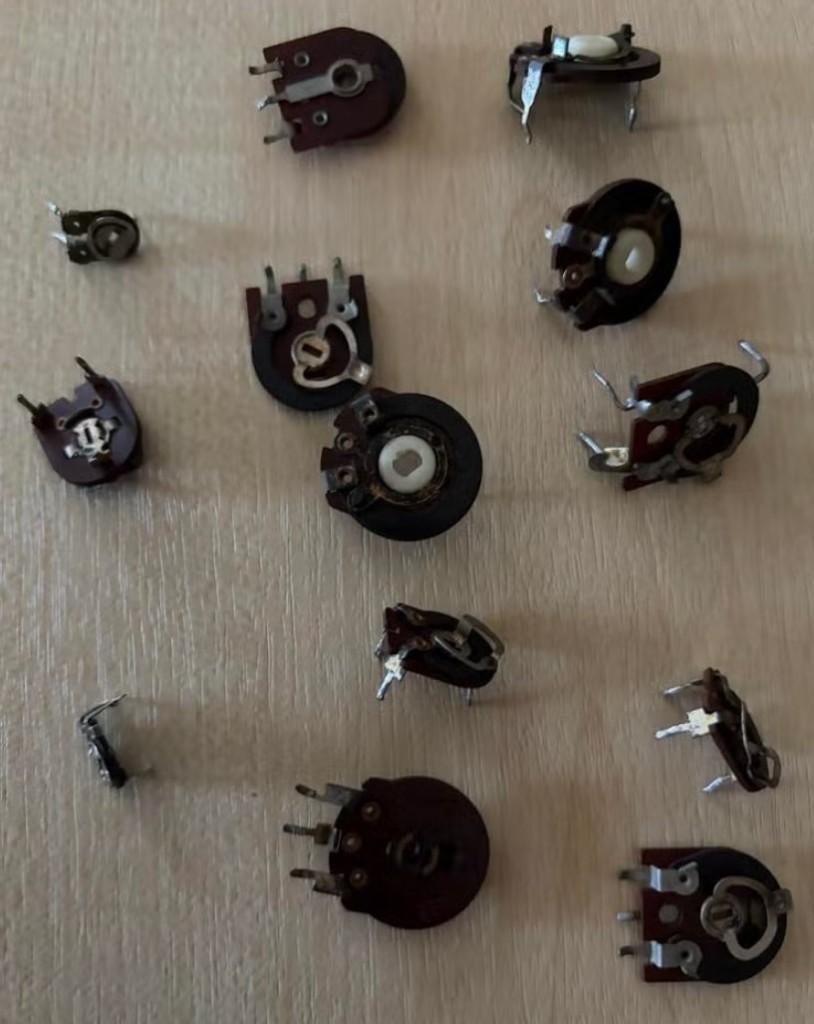 Vintage potentiometers., Ophalen of Verzenden, Gebruikt