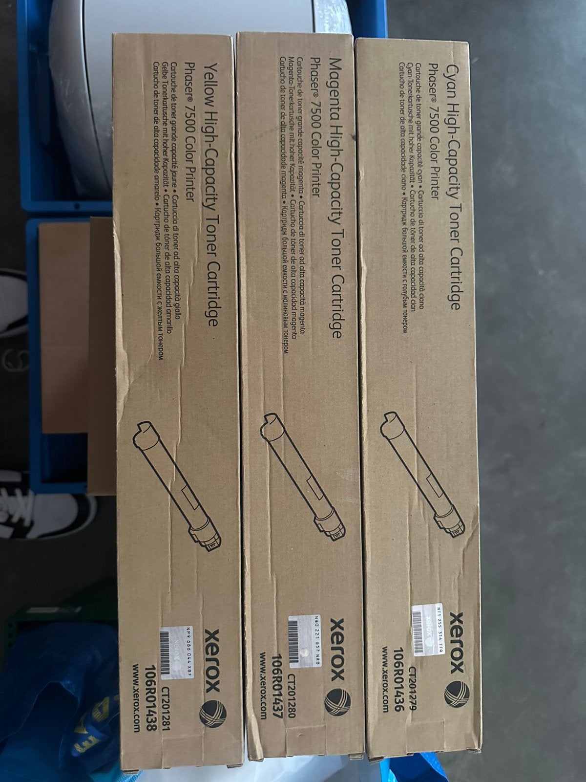 Xerox Phaser 7500 high capacity toner set, Enlèvement, Neuf, Toner