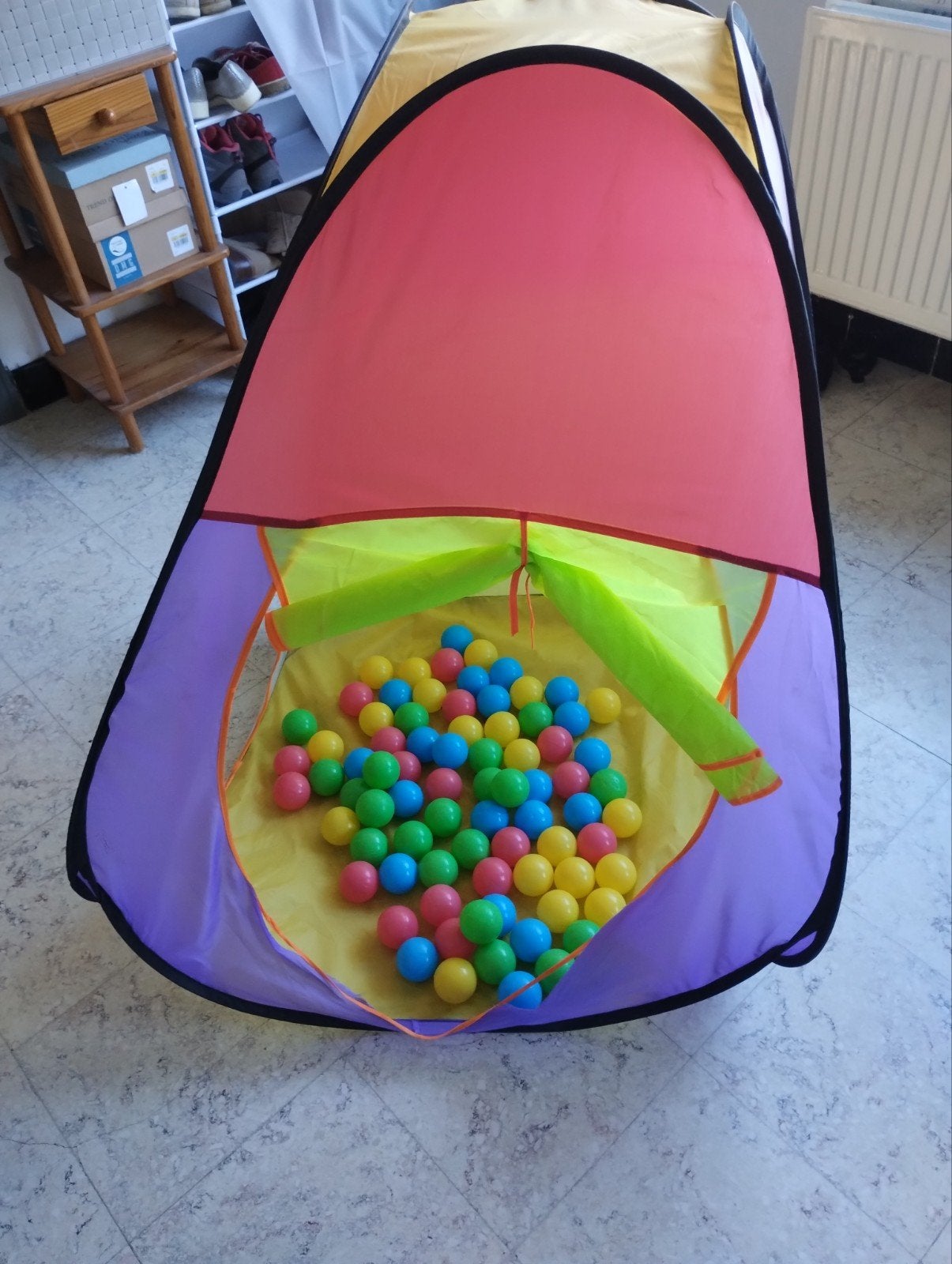 ballenbad met tunnel, Kinderen en Baby's, Ophalen, Gebruikt