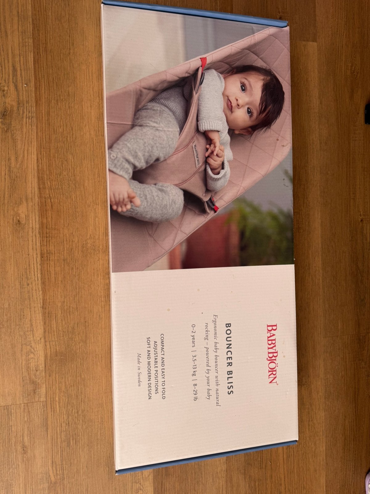 Baby bjorn bouncer ecru, Ophalen, Zo goed als nieuw