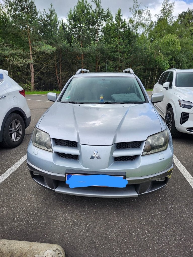 Mitsubishi Outlander AWD 2004 , gekeurd voor verkoop, Auto's, Automaat, Outlander, Zwart, 4 cilinders