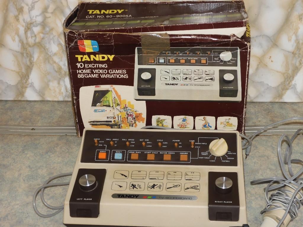 Jeu Vidéo TANDY TV Score Board Vintage, Consoles de jeu & Jeux vidéo, Enlèvement ou Envoi, 2 joueurs, À partir de 7 ans, Aventure et Action