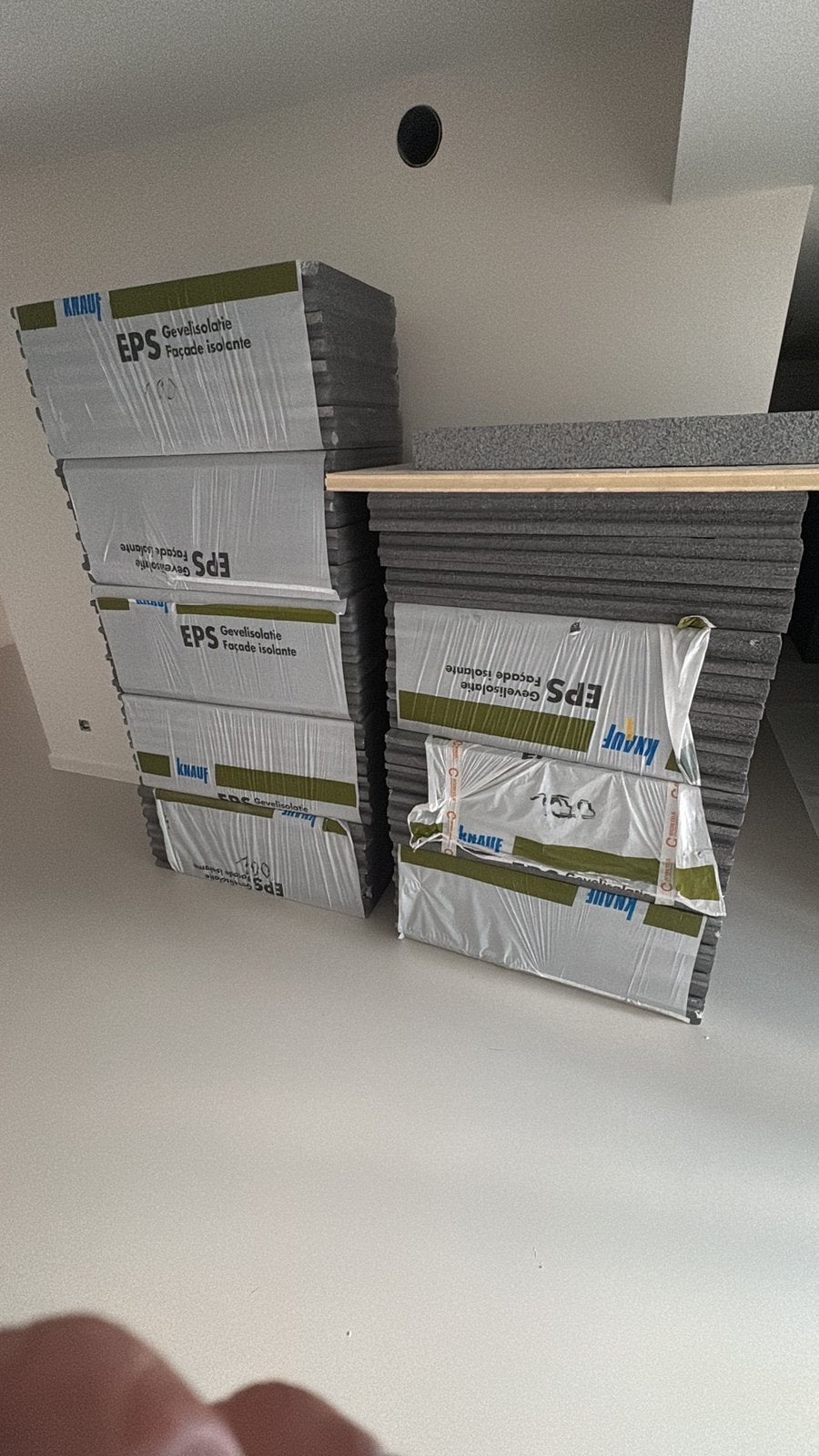 10cm KNAUF GEVELISOLATIE +-18m2, Enlèvement, Comme neuf