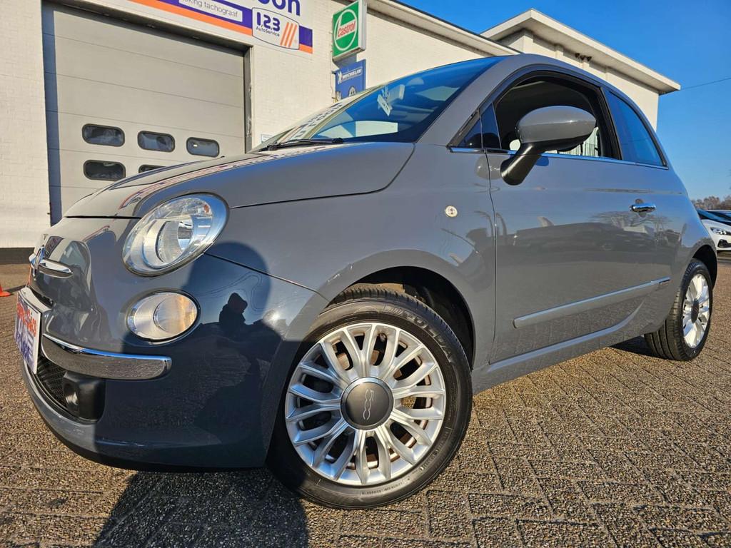 Fiat 500 500 1.2i Star Automaat, Panodak, Airco, Bluetooth, Auto's, Automaat, 4 zetels, Stof, Gebruikt