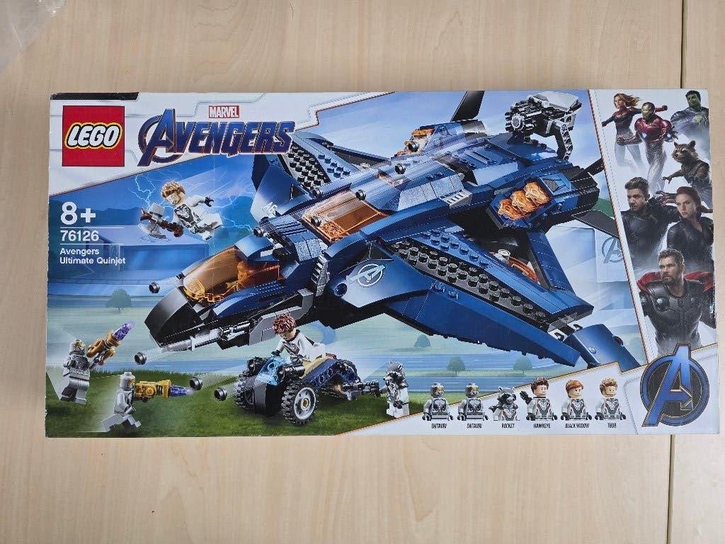 lego 76126 Marvel Avengers Ultimate Quinjet, Inclusief accessoires, Marvel, Lego, Nieuw