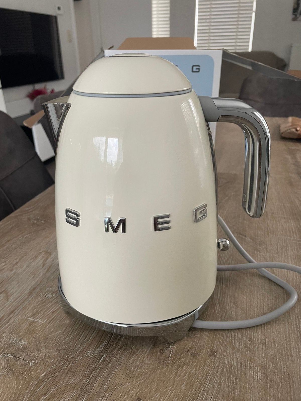 Smeg waterkoker beige kleur, Enlèvement, Comme neuf