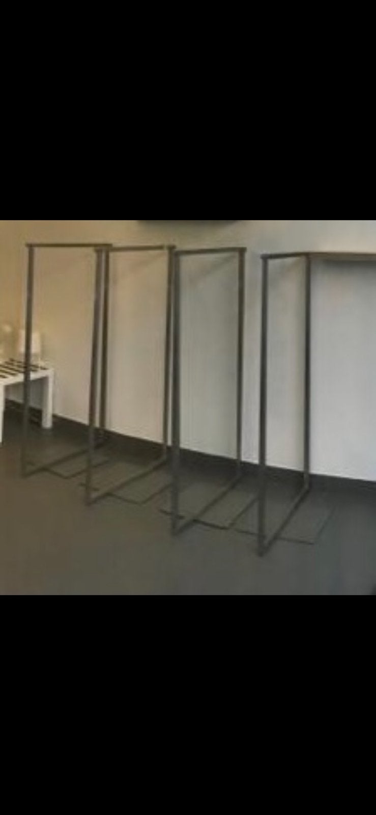 Kledingrek in inox, Huis en Inrichting, Ophalen, Zo goed als nieuw