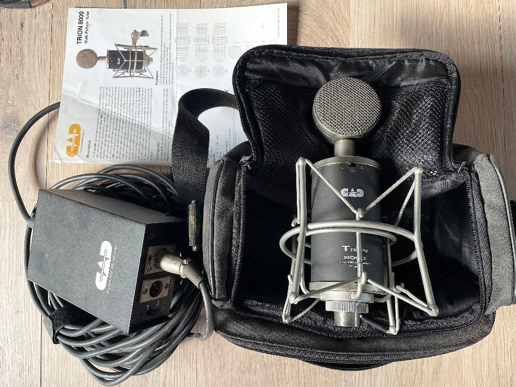 CAD Trion 8000 multi-pattern tube microfoon, Muziek en Instrumenten, Microfoons, Ophalen of Verzenden, Zo goed als nieuw, Zangmicrofoon
