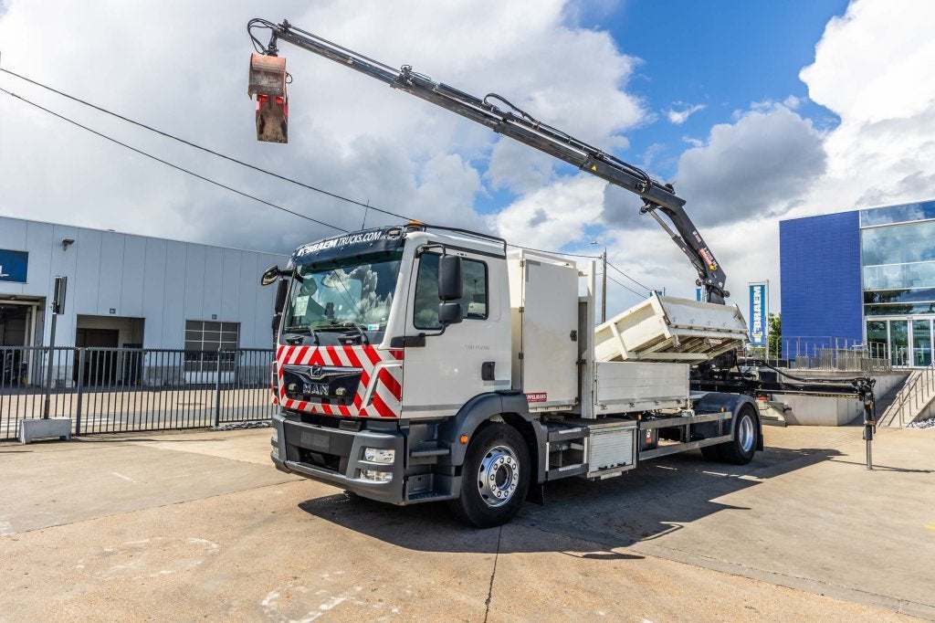 MAN TGM 19.290 BL - HIAB 108/3X (bj 2020), Auto's, Automaat, Achterwielaandrijving, Euro 6, MAN