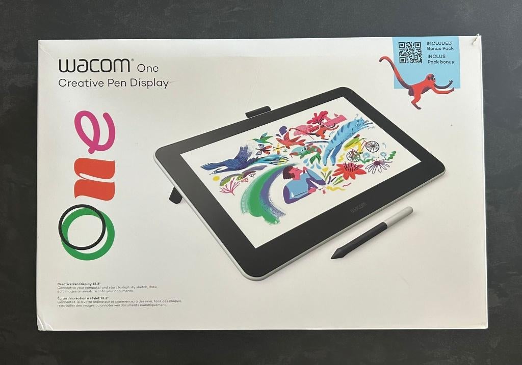 Wacom One Tekentablet, Computers en Software, Tekentablets, Gebruikt, Bedraad, Ophalen of Verzenden
