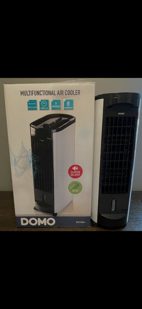 DOMO - Multifunctional Air Cooler, Ophalen, Energieklasse A of zuiniger, 3 snelheden of meer, Zo goed als nieuw
