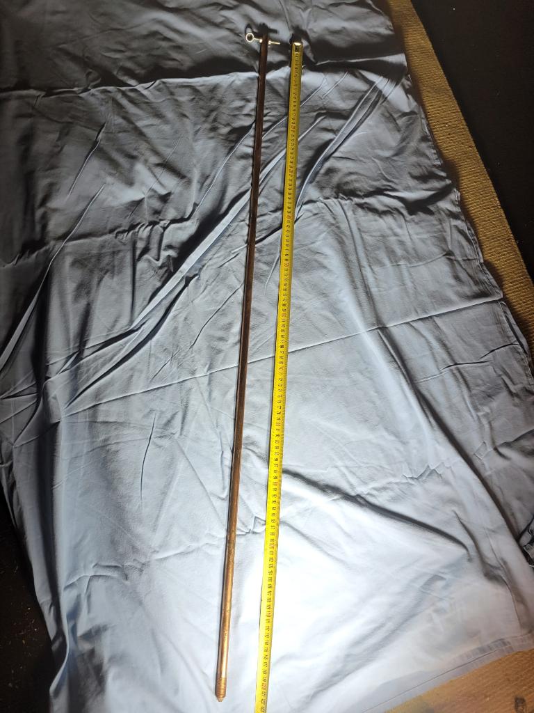 Aardingspen verkoperd staal 120cm, Doe-het-zelf en Bouw, Ophalen of Verzenden, Zo goed als nieuw, Overige typen