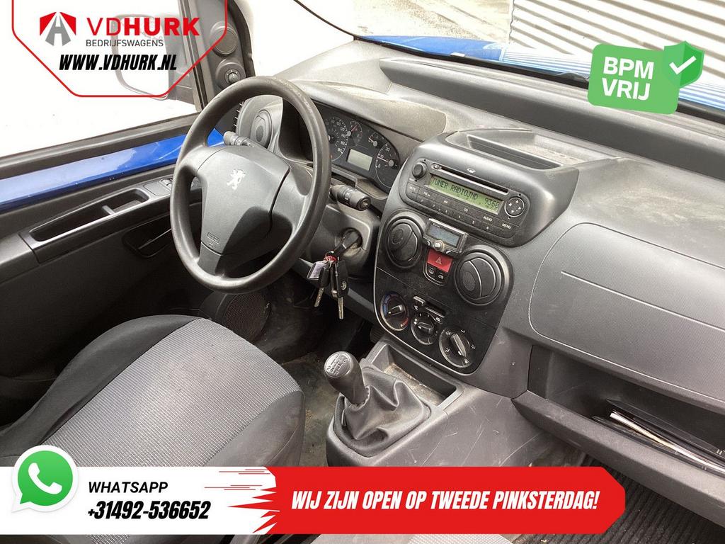 Peugeot Bipper 1.4 HDi EXPORT Rijdt prima/ Carkit/ Betimmerd, Blauw, Trekhaak, Bedrijf, Te koop