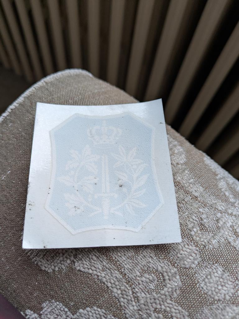 Politie sticker, Ophalen of Verzenden, Rijkswacht, Overige typen
