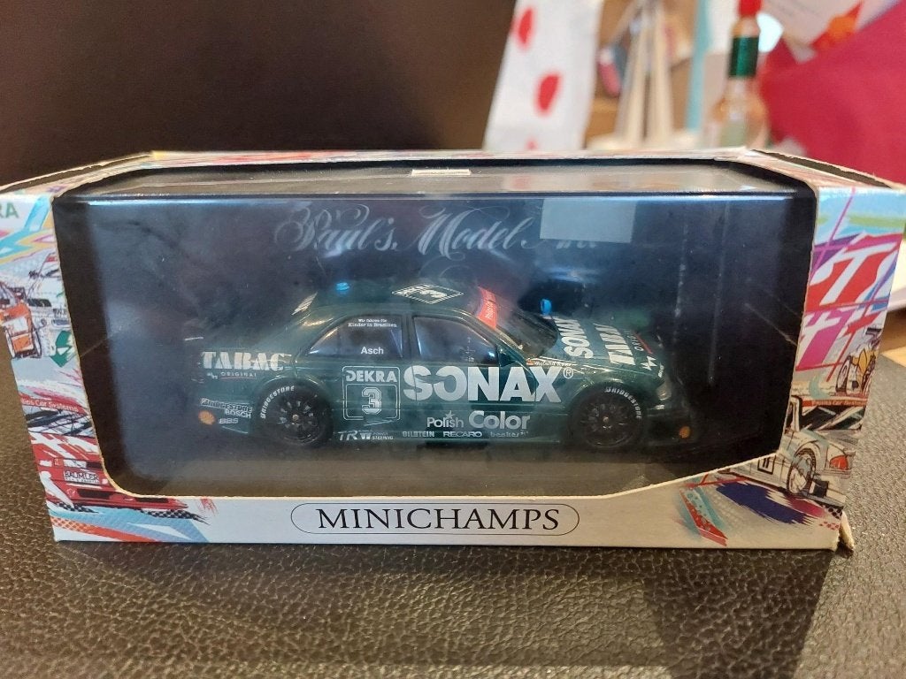 Minichamps Mercedes AMG C 180 DTM 1994 Asch num 3 1/43, Ophalen of Verzenden, Nieuw, Auto, MiniChamps