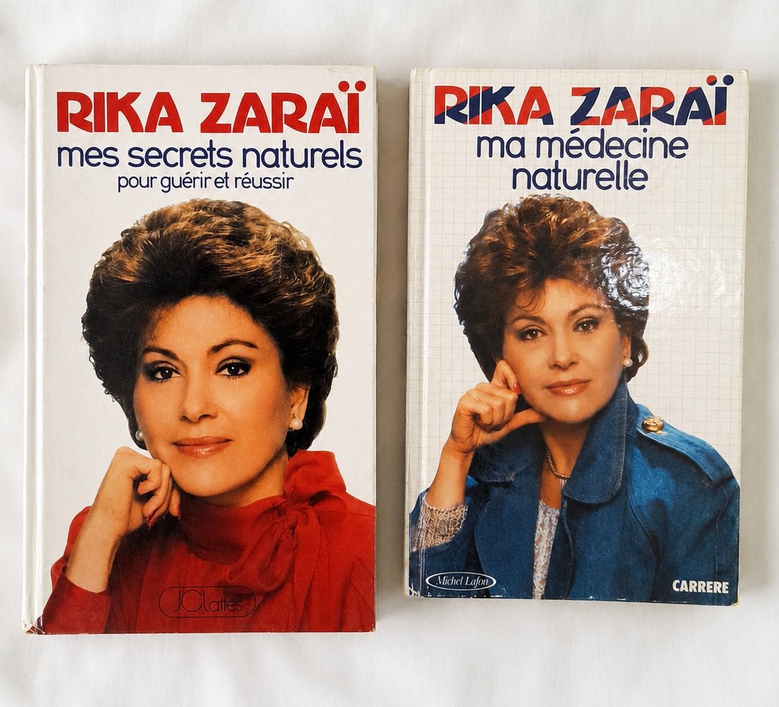 Lot de 2 livres Rika Zaraï – Médecine et secrets naturels, Livres, Enlèvement, Utilisé