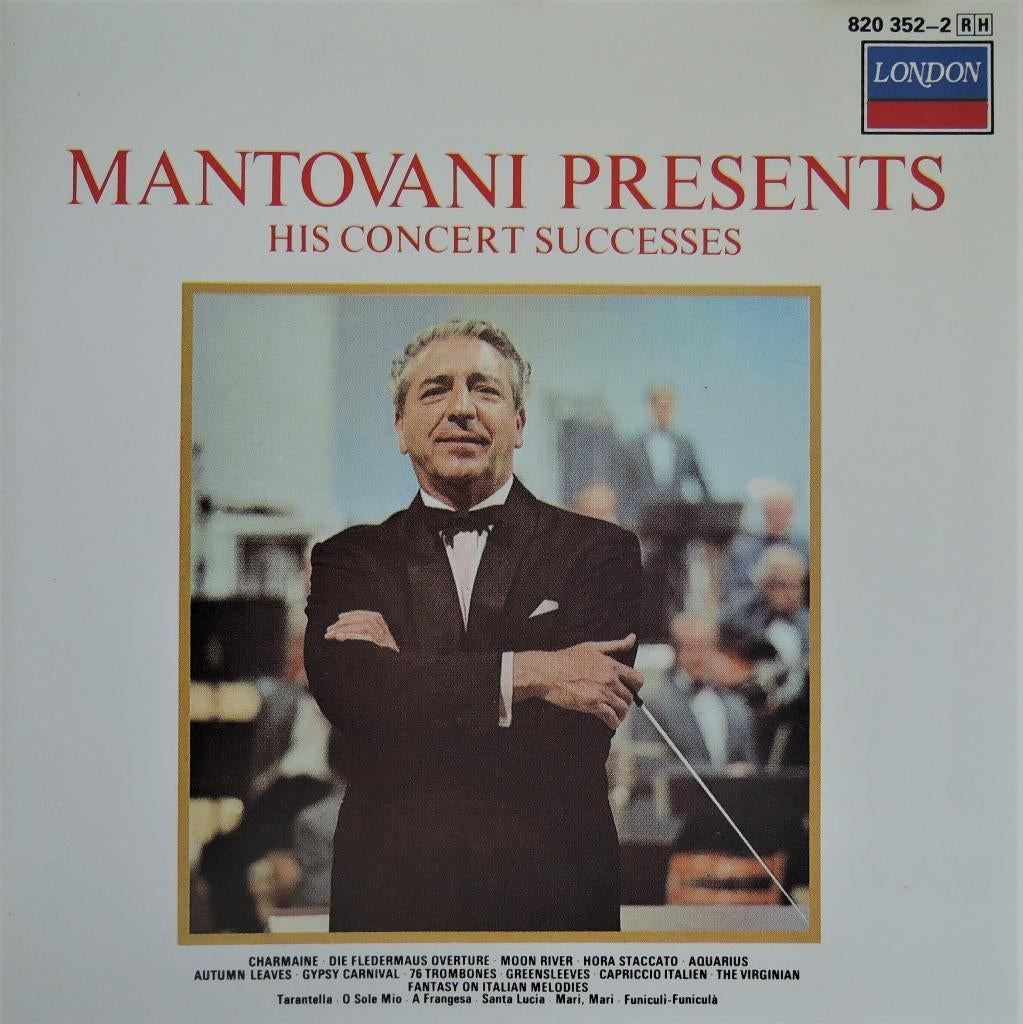 Mantovani - Concert Successes - LONDON (= DECCA), Ophalen of Verzenden, Zo goed als nieuw, Orkest of Ballet