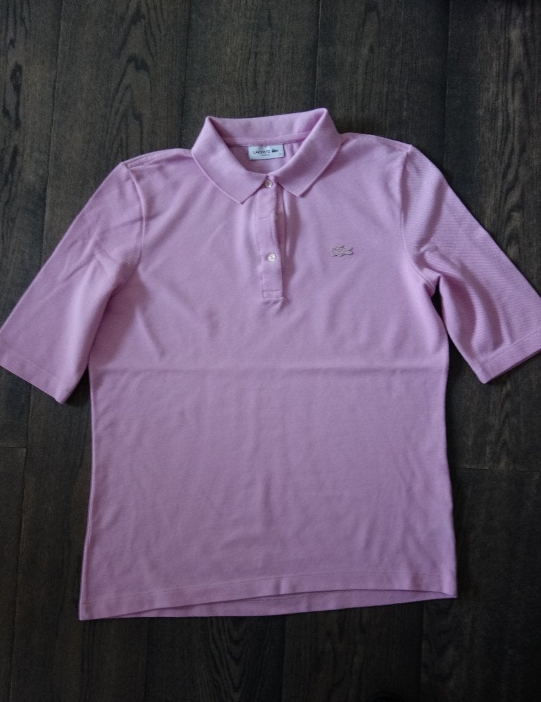 Lot de 2 polos m. coude "Lacoste", Vêtements | Femmes, Envoi, Porté, Rose