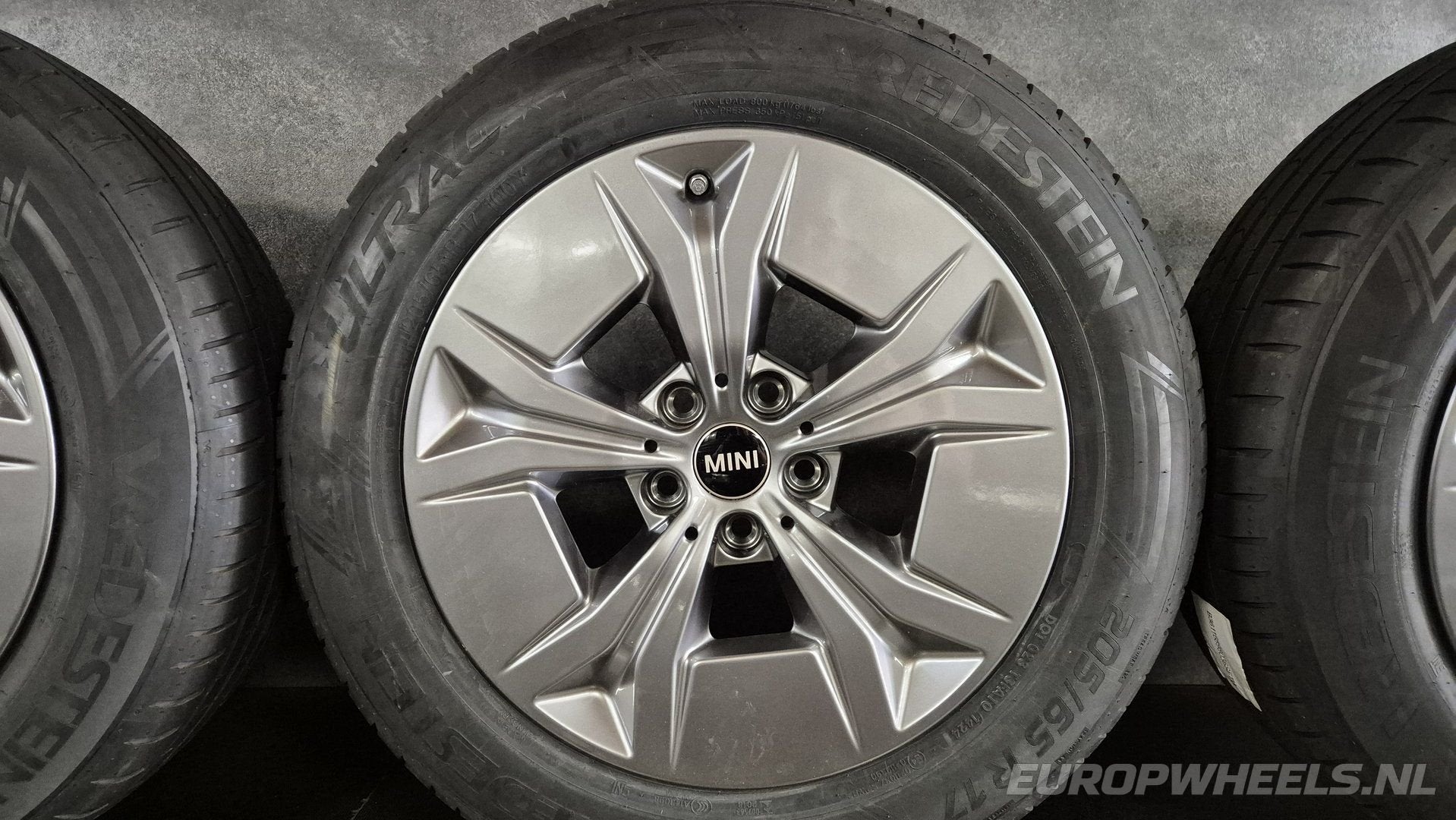 17 inch Mini velgen Countryman U25 Styling 864 zomerbanden, Gebruikt, -, -, Banden en Velgen