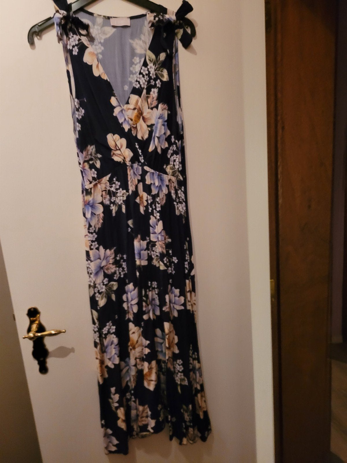 Robe bleue pour femme avec imprimé taille 46 à l'état neuf, Enlèvement ou Envoi, Bleu