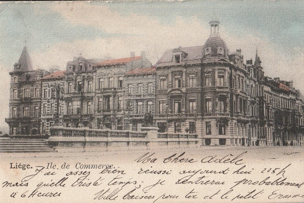 LUIK -  Ile de Commerce  + 120 Jaar oud !!, Verzenden, Voor 1920, Gelopen, Luik