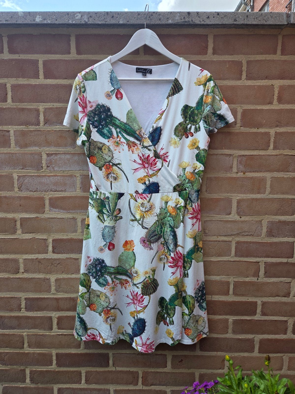 leuke witte zomerjurk xl Smashed Lemon, Kleding | Dames, Jurken, Wit, Maat 46/48 (XL) of groter, Nieuw, Ophalen of Verzenden
