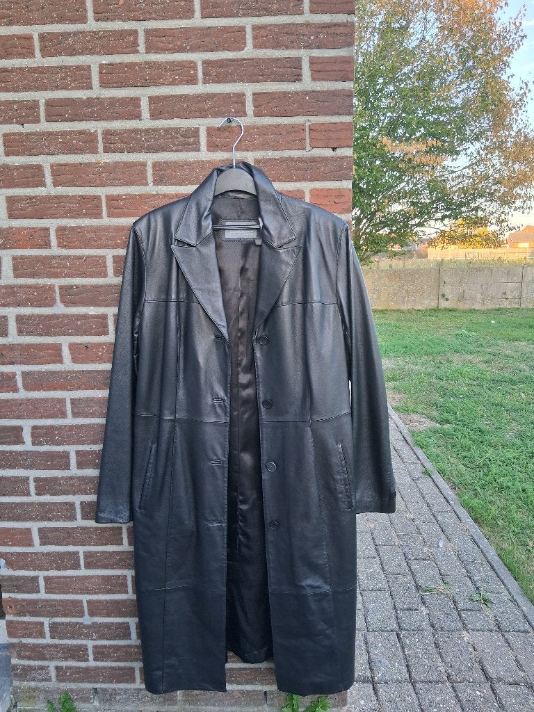 Dames leer jas Leather Millennium Mt48, Zwart, Maat 46/48 (XL) of groter, Ophalen of Verzenden, Zo goed als nieuw