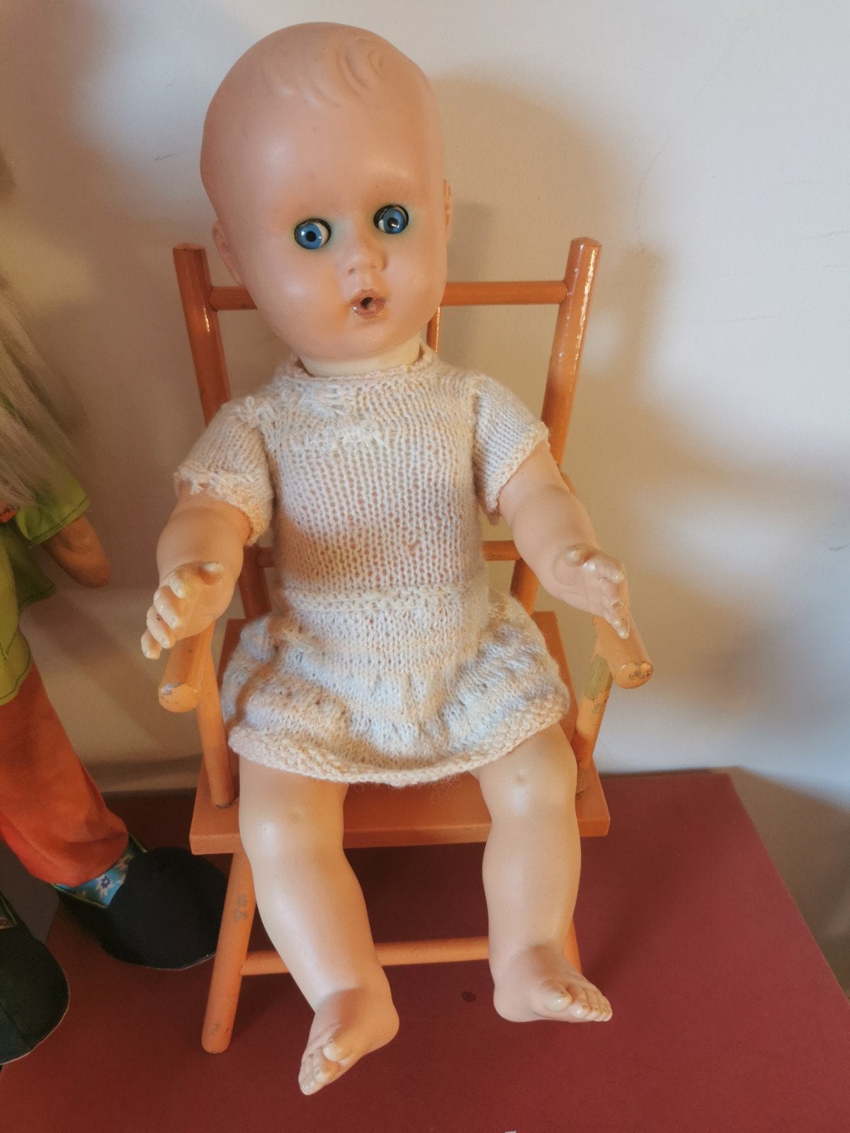 Très ancienne poupée Unica en caoutchouc, Enlèvement ou Envoi, Utilisé, Baby Pop