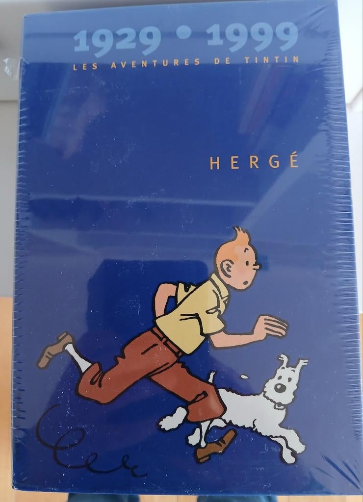 Coffret de 8 livres Tintin sous blister, Tintin